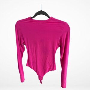 Skims, Long Sleeve Bodysuit, Fit Everybody Collection, Pink